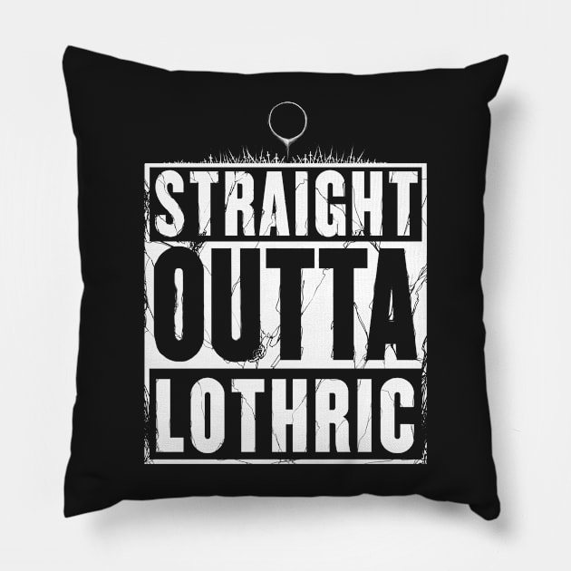 Straight Outta Lothric Pillow by Harrison2142