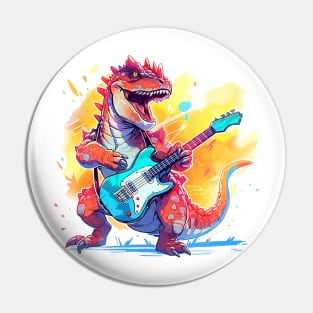 dinosaur musician Pin