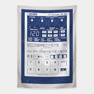 SP-303 Sampler // Vintage Aesthetic Tapestry