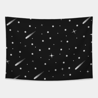 Stars in the night sky pattern Tapestry