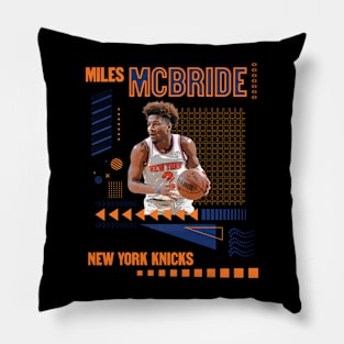 miles mcbride basketball Pillow