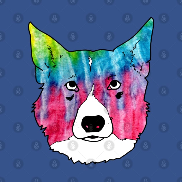 Tie Dye Doggo Version 2 by TaliDe