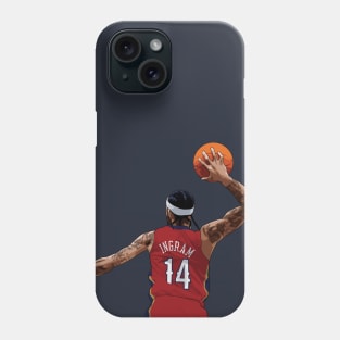 Brandon Ingram Back Red Qiangy Phone Case