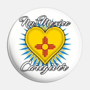 New Mexico caregiver (white font) Pin