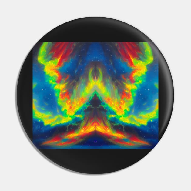 Multicolored Solar Flares 3 Pin by BubbleMench