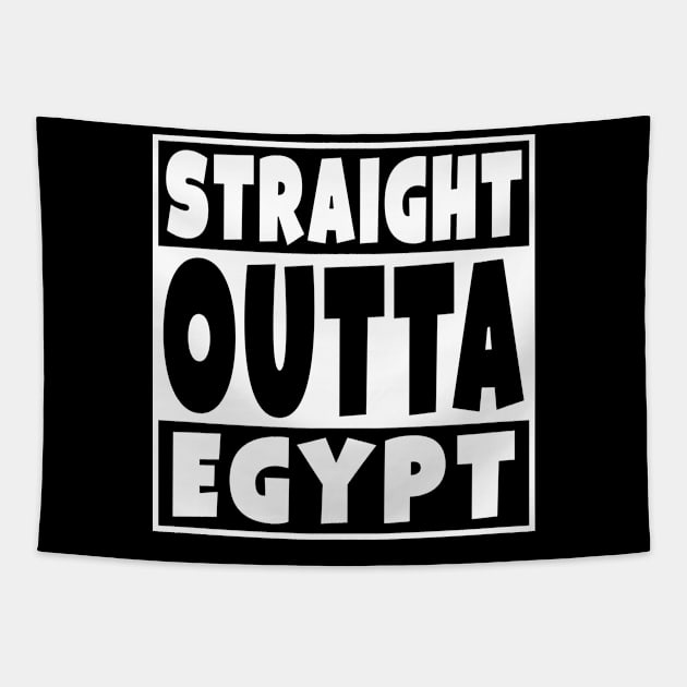 Straight Outta Egypt Fuuny Egyptian Tapestry by Eyes4