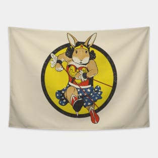 Golden Age Wonder Wabbit Tapestry