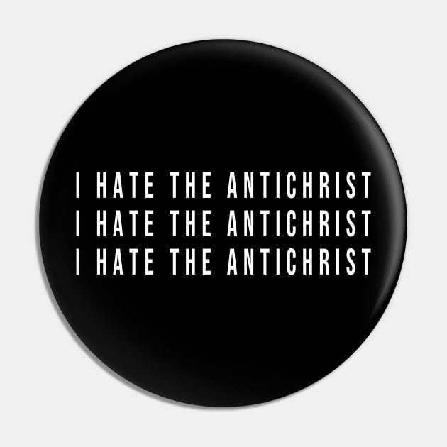 Ithe Antichrist Funny Trollface schizo meme Antichrist Pin