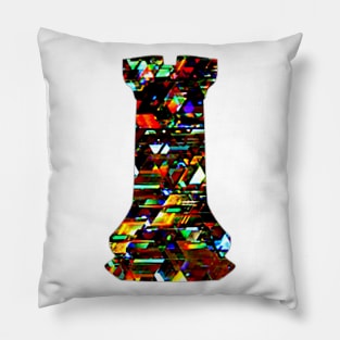 Chess Piece - The Rook 3 Pillow