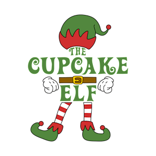 The Cupcake Elf Christmas Family Matching Outfits Group Attire T-Shirt