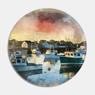 Lobster Boat Safe Harbor Pin