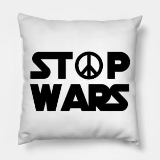 stop wars Pillow