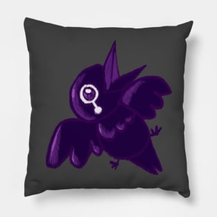 Sad Crow Pillow