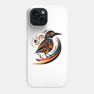 Mesmerizing Orange and Blue Bird Phone Case