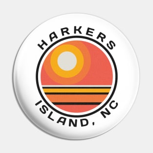 Harkers Island, NC Summertime Vacationing Sunrise Pin