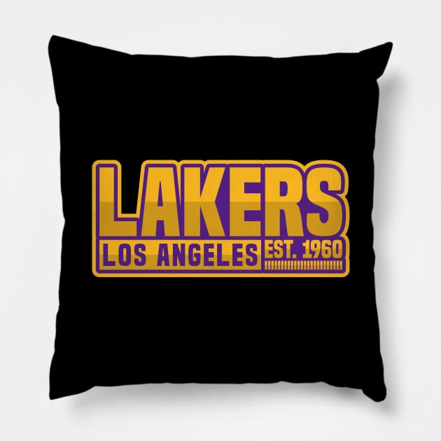 Los Angeles Lakers 02 Pillow by yasminkul