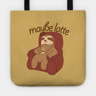 sloth and latte Tote