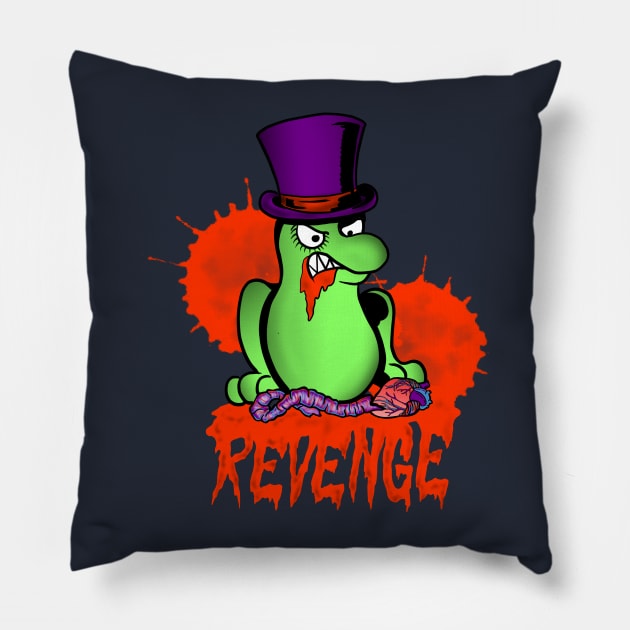 Revenge of the Nerd Pillow by Axton Kahler Art