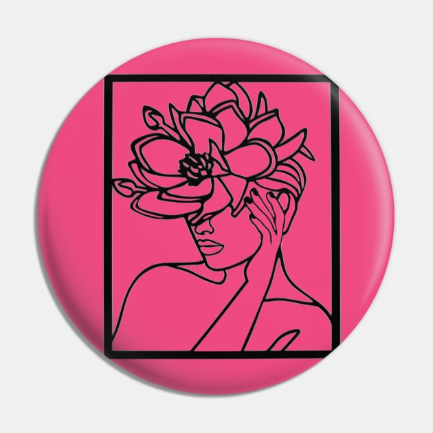 Rose Lady Pin by Pop on Elegance