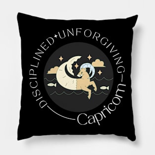 Capricorn Zodiac Sign Pillow