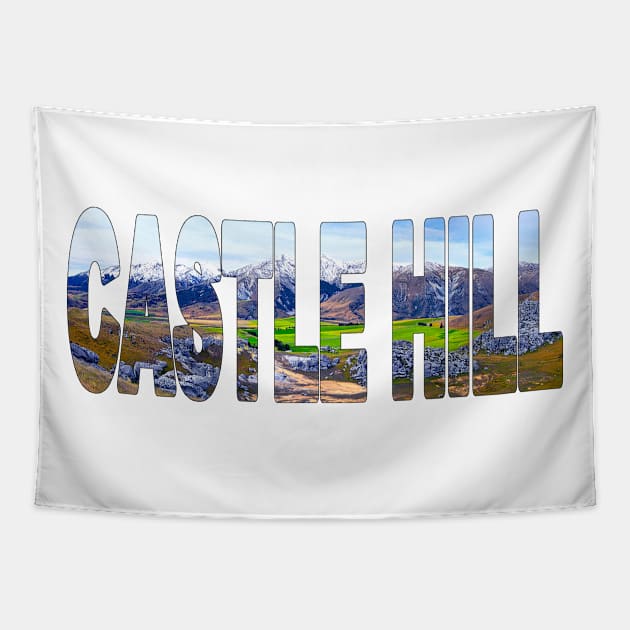 CASTLE HILL - South Island New Zealand Narnia Tapestry by TouristMerch