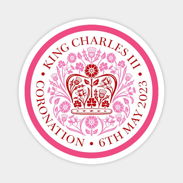 KING CHARLES III CORONATION COMMEMORATIVE Magnet by Scarebaby