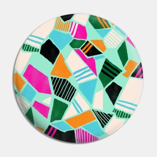 Mint Matisse Geometry Pin