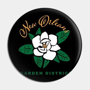 Garden District Yellow and green Pin