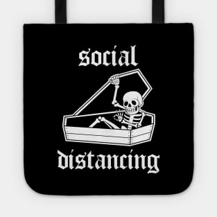 Social distancing | Traditional Tattoo design Tote