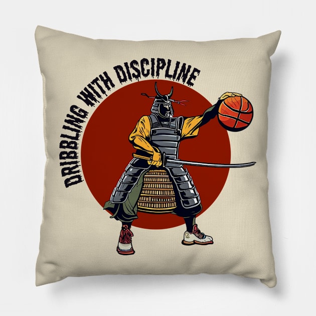 Basketball samurai Pillow by Japanese Fever