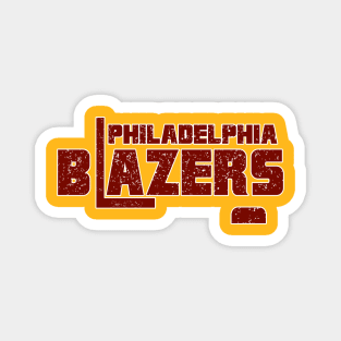 Retro Philadelphia Blazers Hockey T-Shirt Magnet