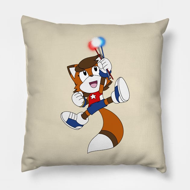 Sparkler Cinder Pillow by Firestorm Fox