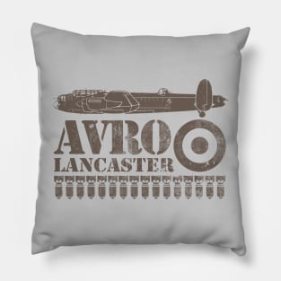 RAF Lancaster Bomber (distressed) Pillow