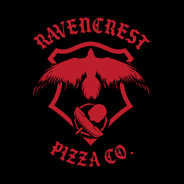 Ravencrest Logo Red by Ravencrest Pizza Company