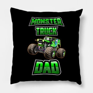 Monster Trucks Are My Jam - Monster Truck Dad Pillow