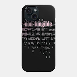 Crypto Tech Non-Fungible Digital Array Bright Pink Phone Case