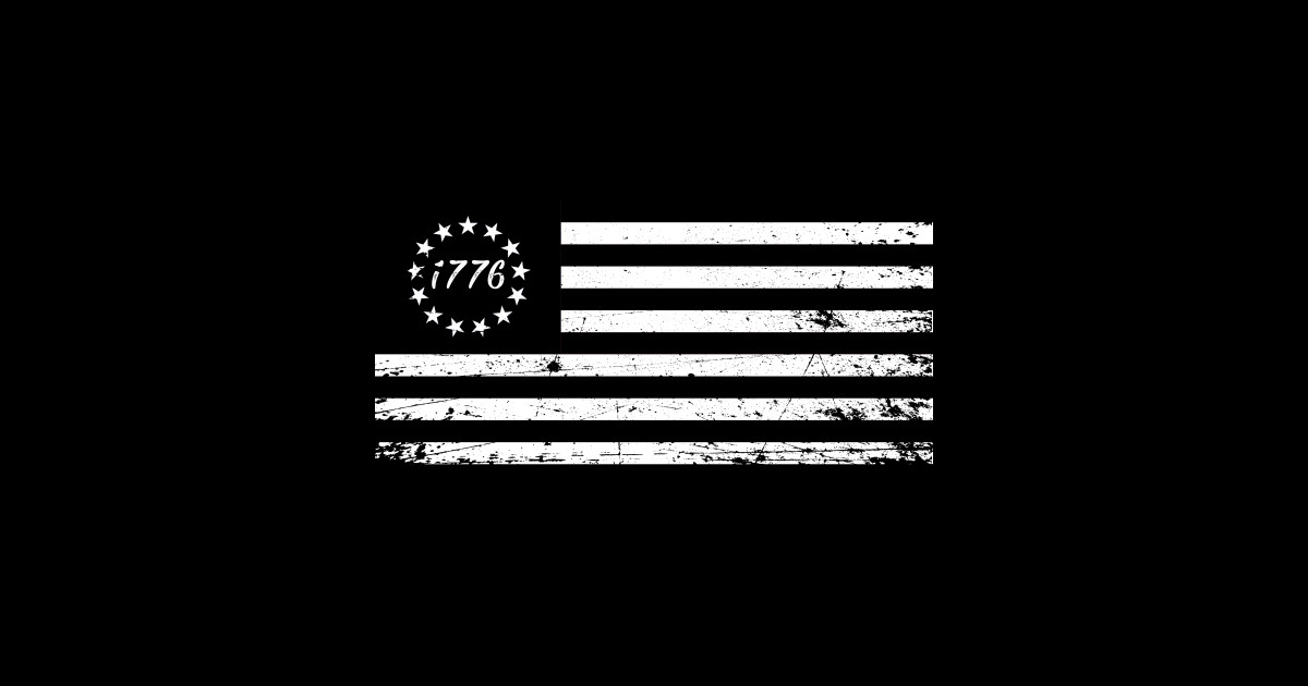 USA Flag 1776 - Usa - Sticker | TeePublic