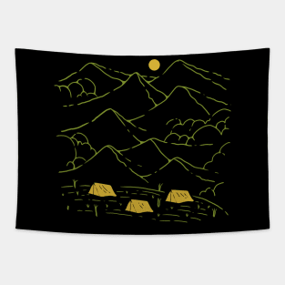 Night camp Tapestry