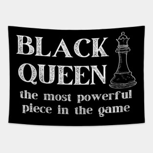 Black Queen Most Powerful Chess African American Tapestry