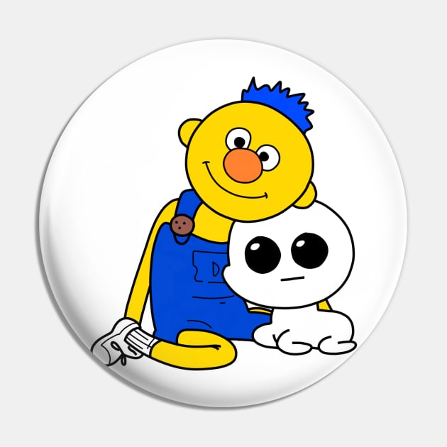 dhmis - yellow guy and yippee creature Pin by cmxcrunch