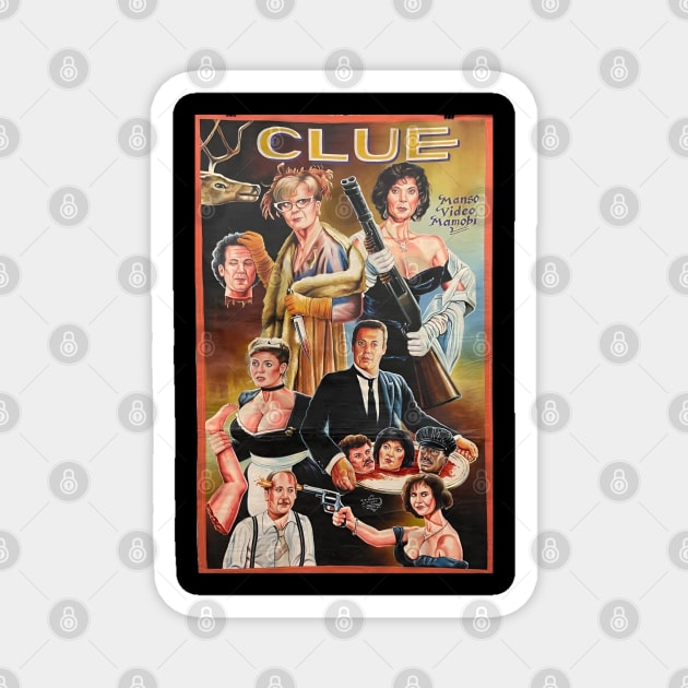Clue poster art Magnet by alea crew