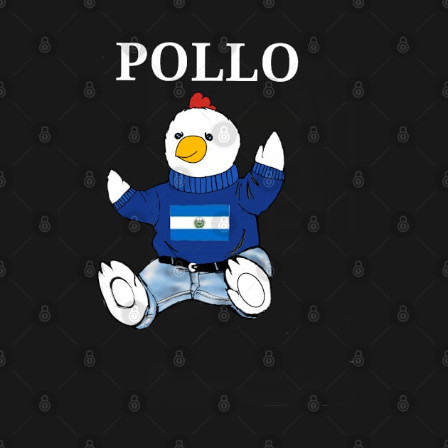 Polio bear flag of El Salvador by Duendo Design