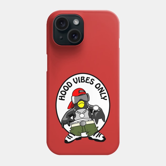 Hood vibes only - funny good vibes pun Phone Case by punderful_day