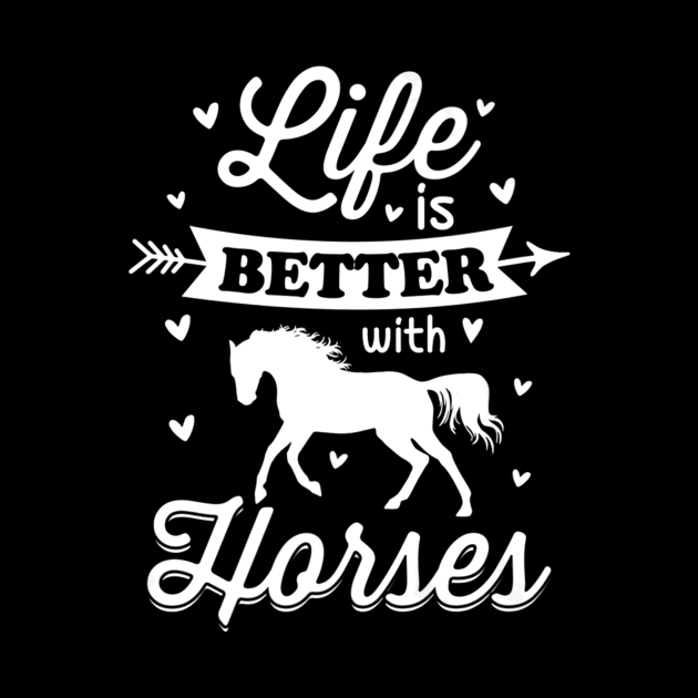 LIFE IS BETTER WITH HORSES by fioruna25