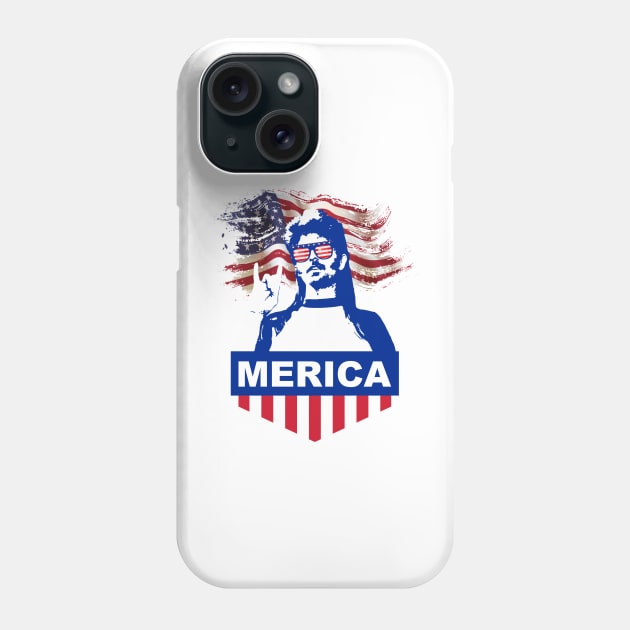 4th of July Joe Dirt Merica Phone Case by yphien