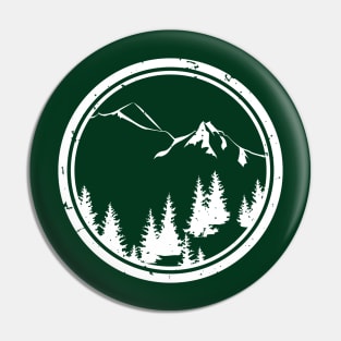 Mountain forest Pin