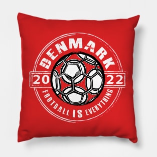 Football Is Everything - Denmark 2022 Vintage Pillow