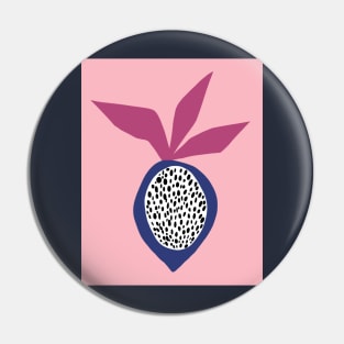 Abstract Dragonfruit Pin