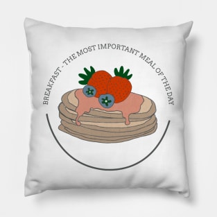 The most important meal of the day Pillow