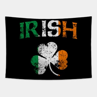 Irish Shamrock Ireland Flag St Patricks Day Fade Tapestry